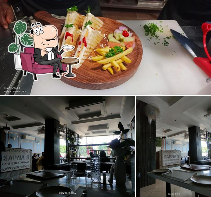 Check out the picture displaying interior and seo_images_cat_46 at Sapna’s cafe and restaurant