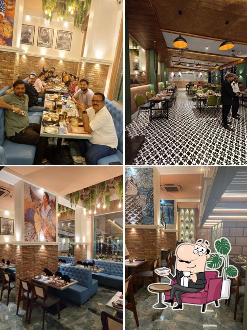 The interior of Machli Ghar - Multi Cuisine Restaurant