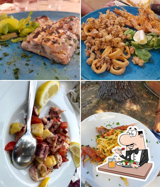 Platti al Ristorante pizzeria Verde Blu