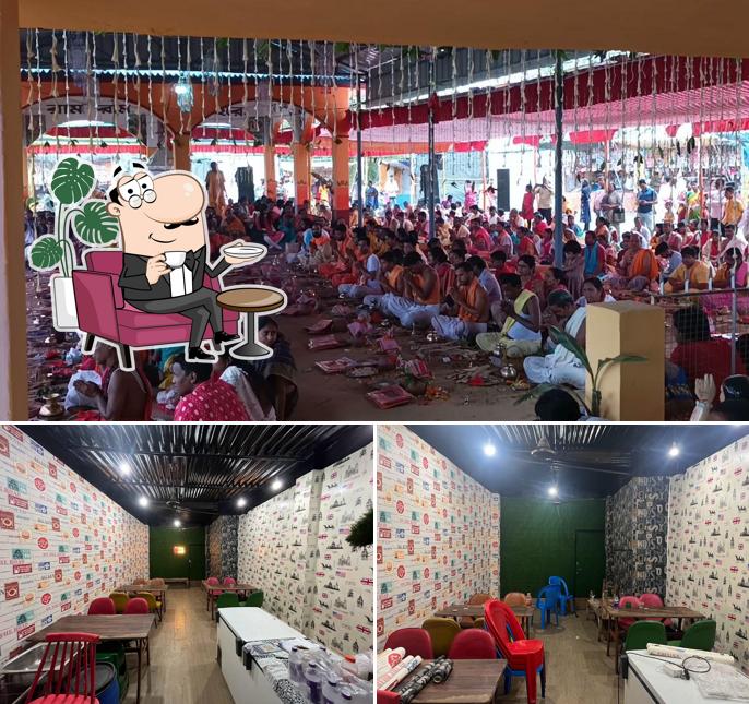 The photo of interior and food at Chai Tapri Delicious Fast Food