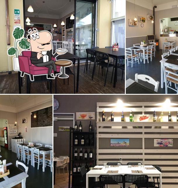 Gli interni di De Rosa pizza & cucina