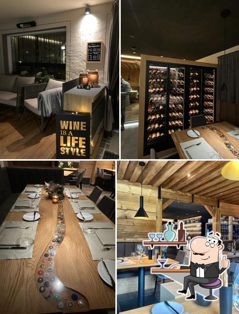Dai un'occhiata agli interni di Wine Bar Zirm