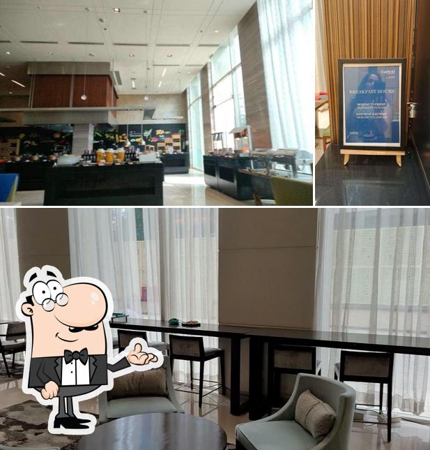 The interior of Kava, Fairfield by Marriott Outer Ring Road