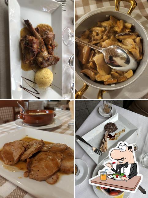 Cibo al Albergo Ristorante Piazza Brembana