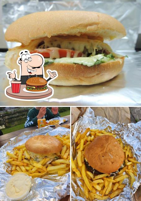 Essayez un hamburger à Délicefrites