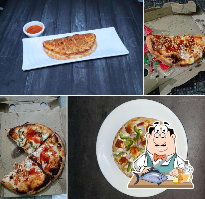 Grilled salmon at Pizza On Fire