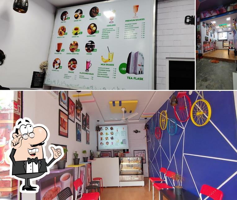 The interior of Tea time