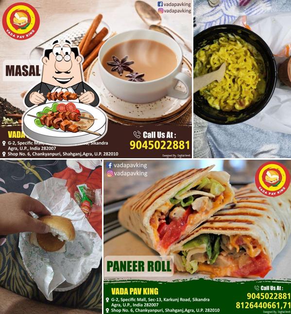 Food at Vada Pav King