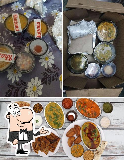 The picture of Dadi Ka Khazana’s interior and food