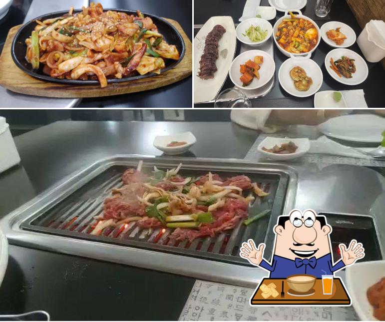 Platos en Mirim Restaurante Coreano