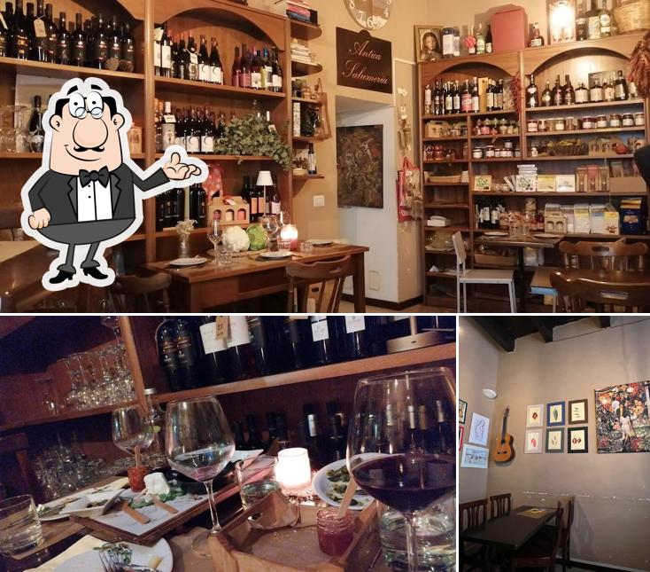 Gli interni di Bistrot Antica Salumeria Telesio