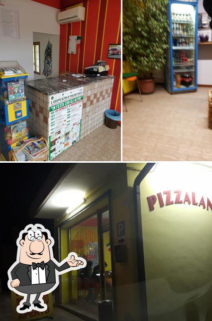 Gli interni di Pizzaland Gli interni di Pizzaland