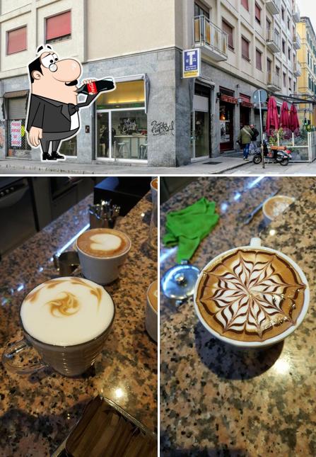 La bevanda e esterno del ristorante