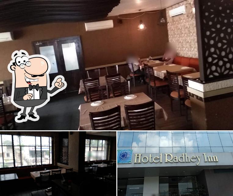 Check out how saffron fine dine restaurant amravati looks inside