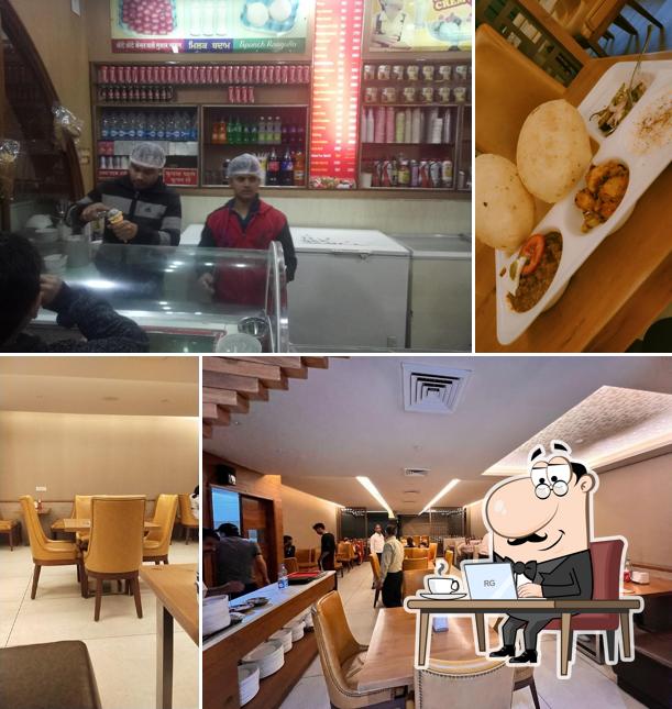 Take a seat at one of the tables at Super Cremica Sweets