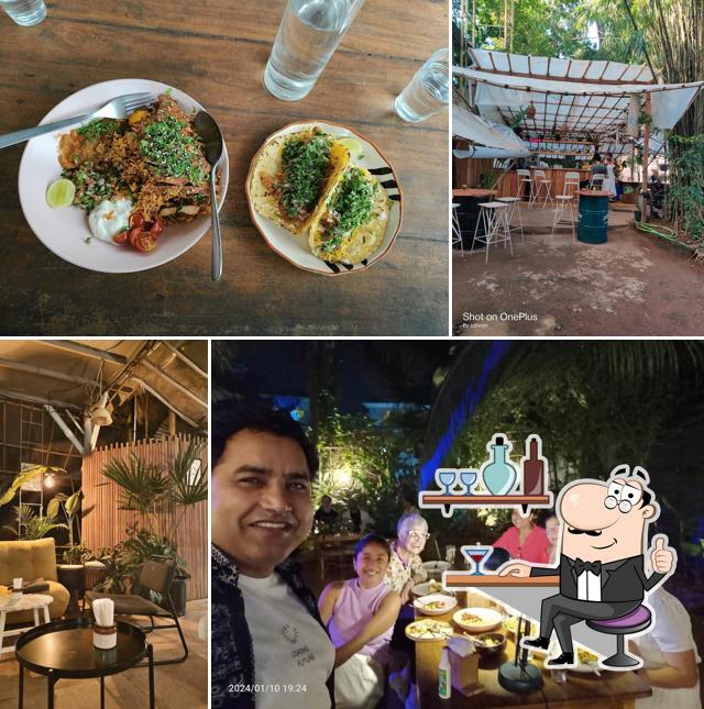 Check out how Barefoot Goa : Coffee, Cocktails, Clean food & Gigs looks inside