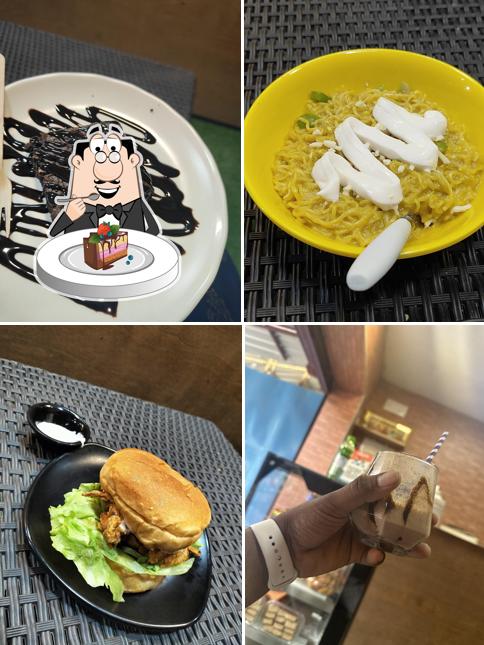 Chocolate cake at Caff day