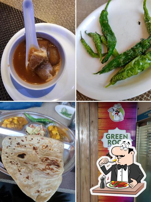 Food at Green Rock Restaurant