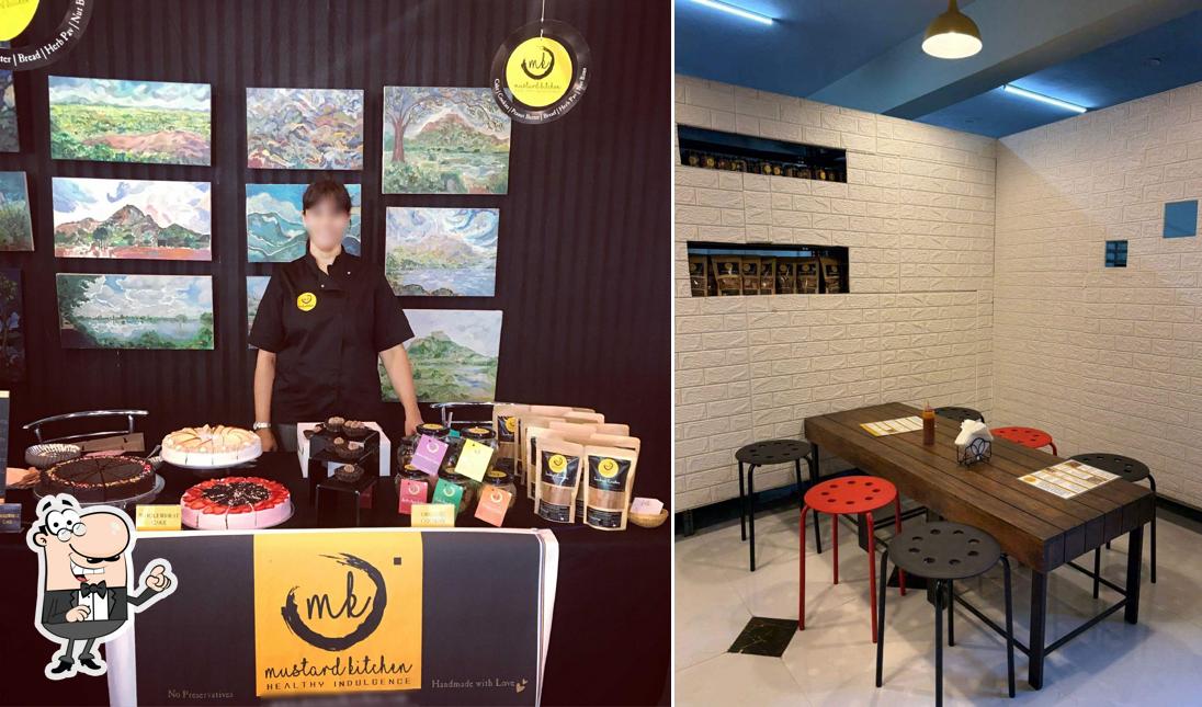 The interior of Mustard Kitchen