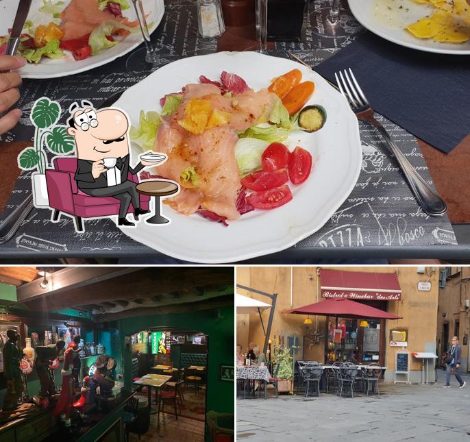 Dai un'occhiata agli interni di Bistrot e Wine Bar Des Arts