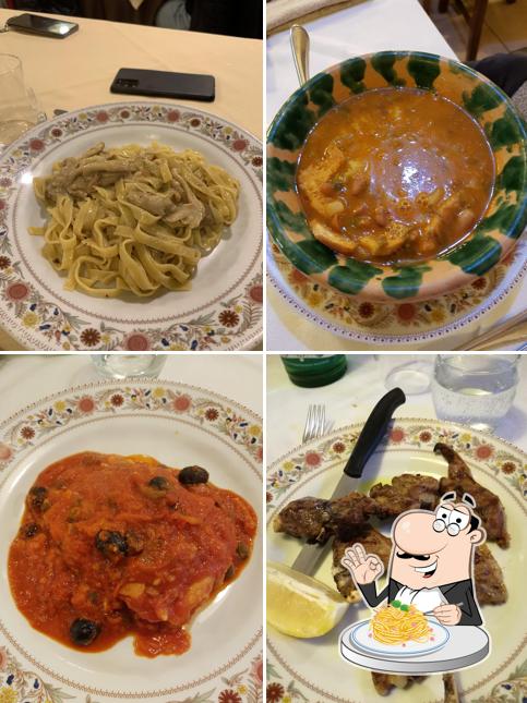 Spaghetti alla carbonara al Ristorante Trattoria Da Oliviera