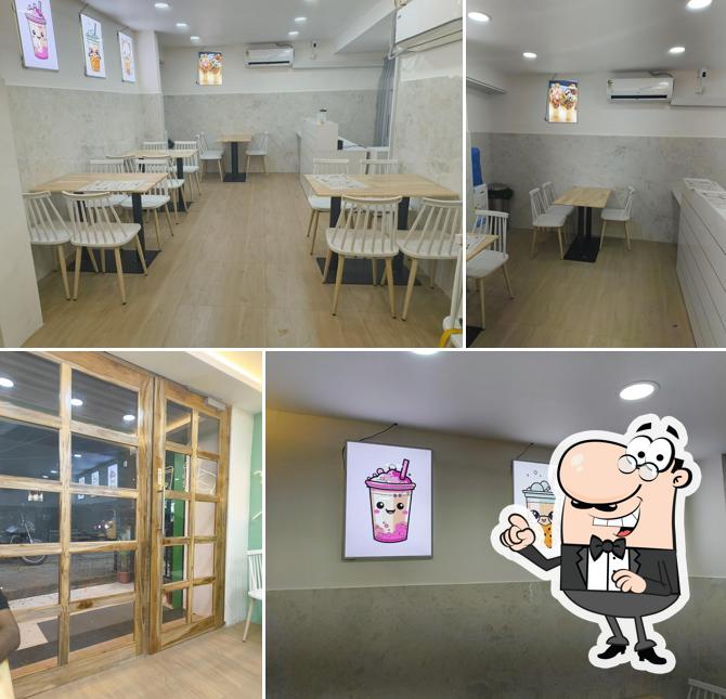 The interior of The Boba House