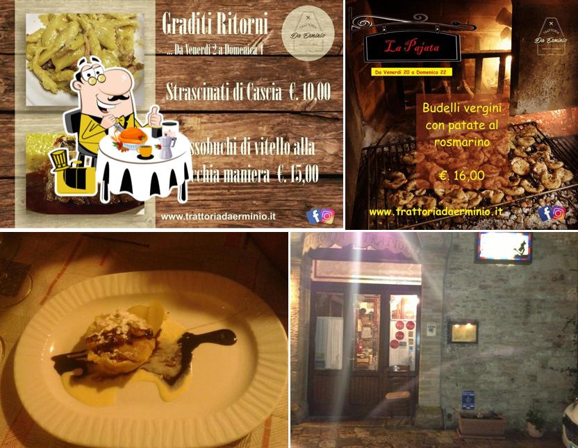 Platti al Trattoria Da Erminio