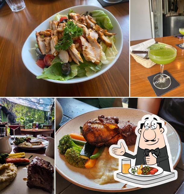 Pork chop at Steakhouse Bar and Grill