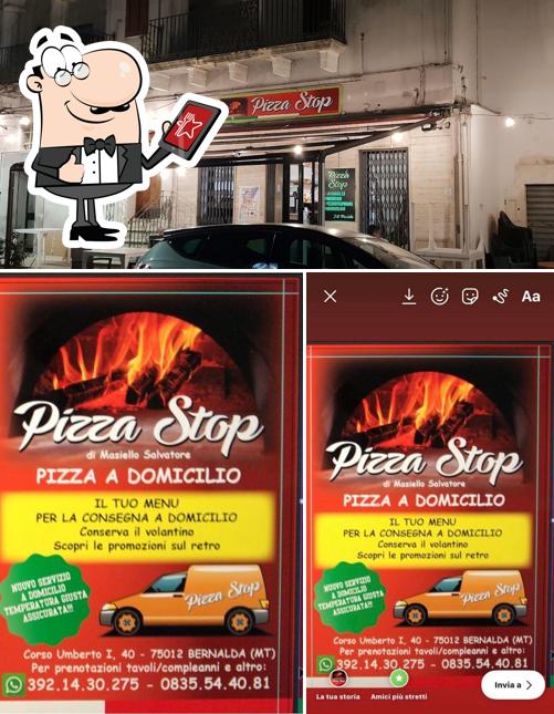 Gli esterni di Pizza Stop