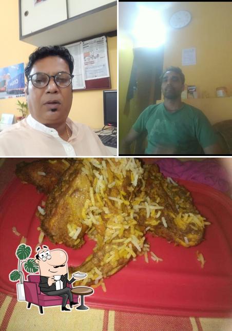 The interior of AALA Biryani