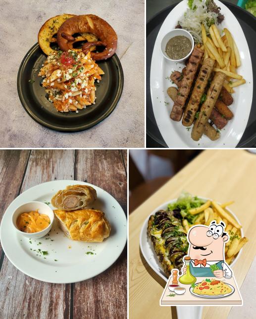 Food at Pretz & Brats