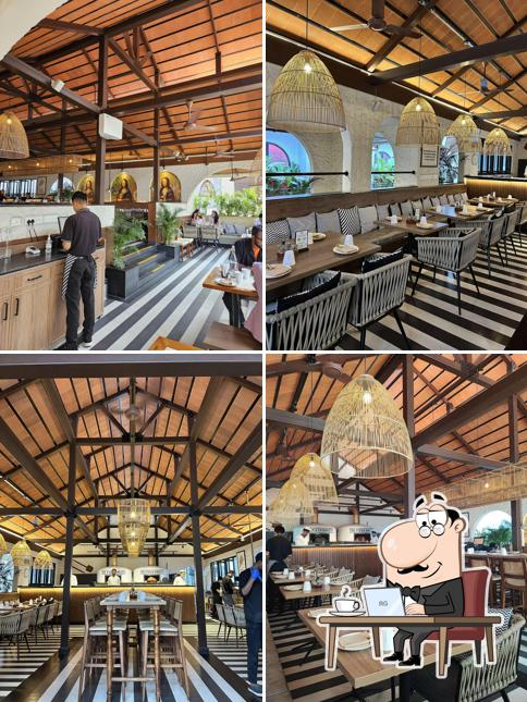 The interior of The Pizza Bakery - Koramangala