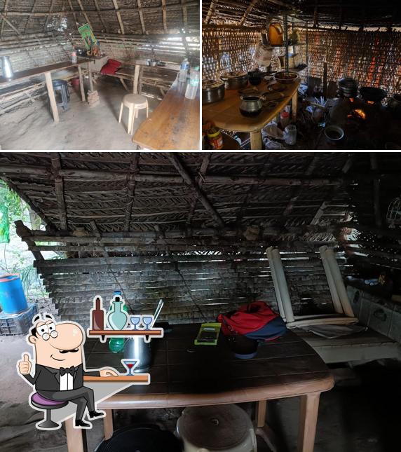 The interior of Ganapathy Mess