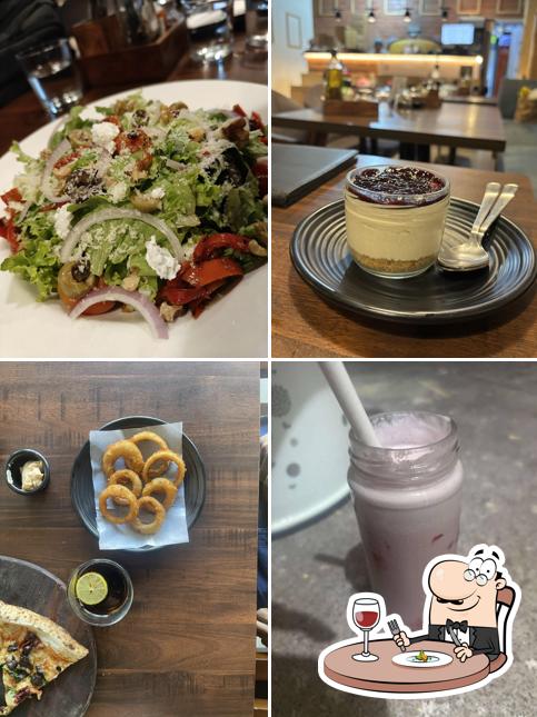 Meals at Woods & Brixx Pizza - Sourdough and Woodfired Pizza