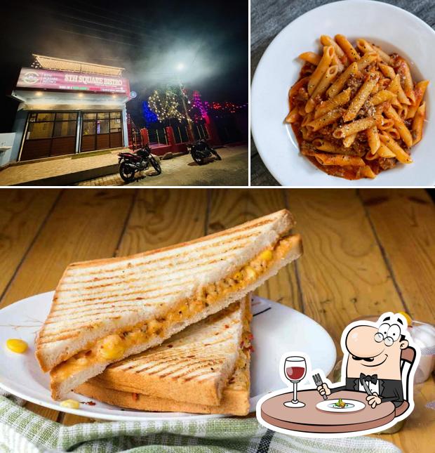 The restaurant's food and exterior