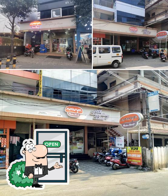 The exterior of Navya Bakers, Edapally Toll