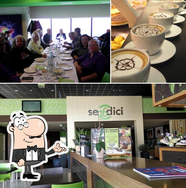 Questa è la foto che raffigura la interni e bevanda di Sedici Bar Ristorante