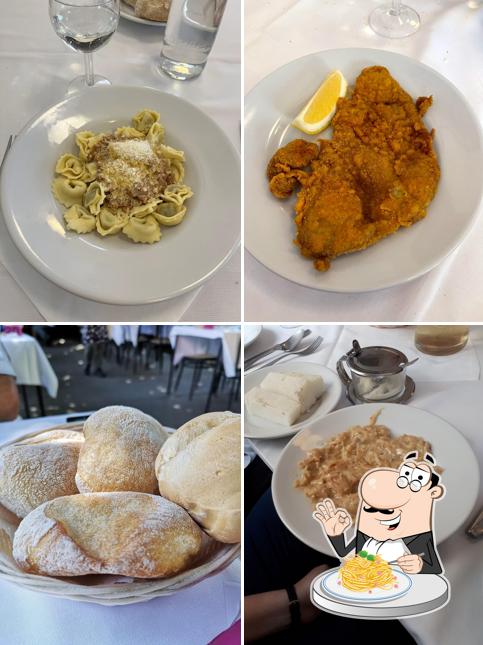 Spaghetti alla carbonara al Trattoria Basso Isonzo