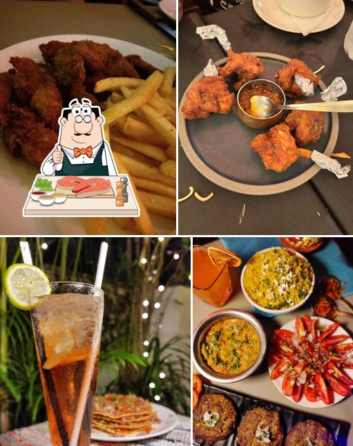 Fish and chips at The Garden Restaurant