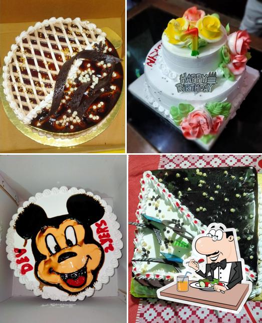 Food at Jaiswal bakers and gift shops