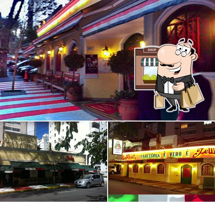 O exterior do Lellis Trattoria
