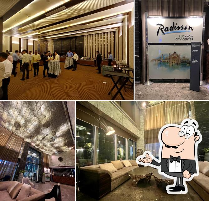 The interior of Radisson Lucknow City Centre