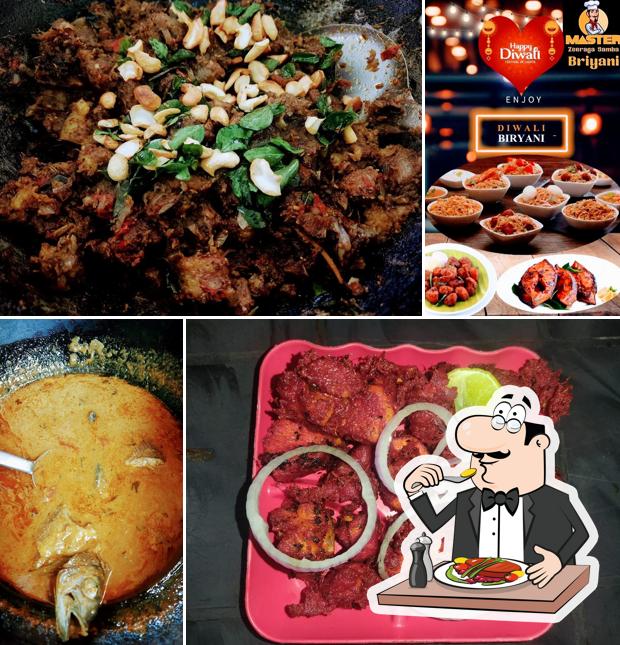 Food at Moonlight restaurant
