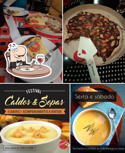 Platos en Mayara Pizzas