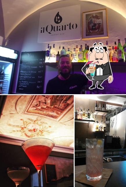 Guarda la immagine che mostra la bevanda e bancone da bar di Il Quarto Coffee & Cocktail Bite