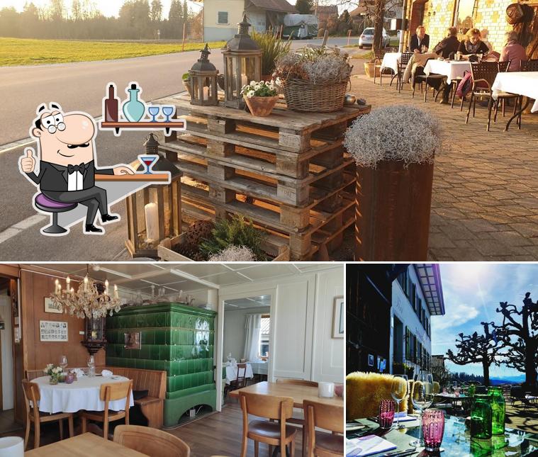 Gli interni di Restaurant First