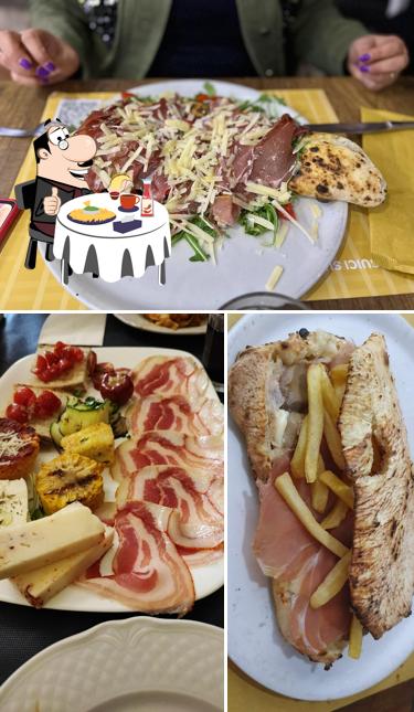 Piatto di formaggi al Pizzeria Belvedere
