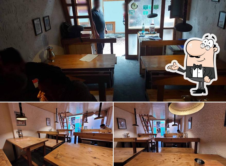 Take a seat at one of the tables at Himachali Rasoi