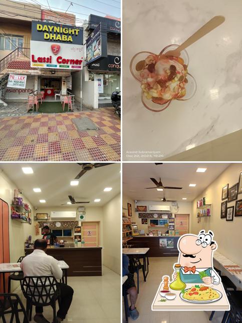 The image of food and interior at Lassi Corner