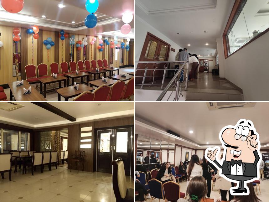 The interior of Hotel Sarthak